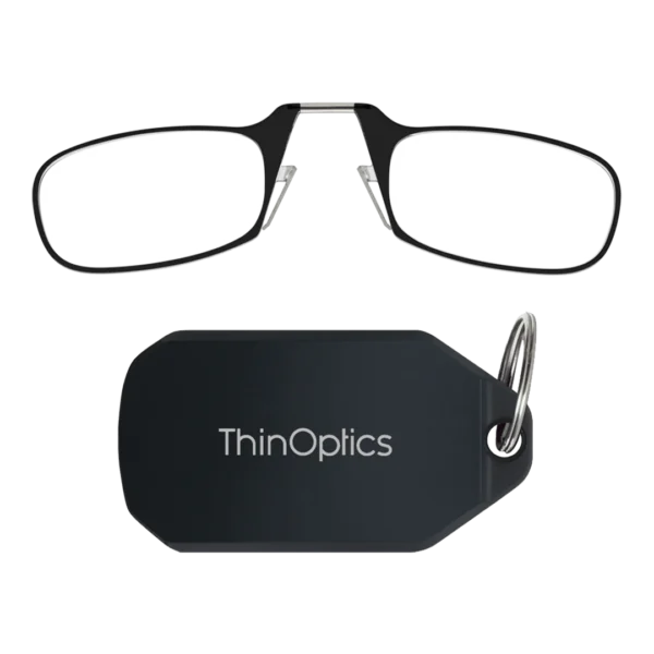 Amazon.com: ThinOptics Universal Pod Case + Rectangular Reading Glasses,  Alpine Horizon, 44mm + 1.5 : Health & Household