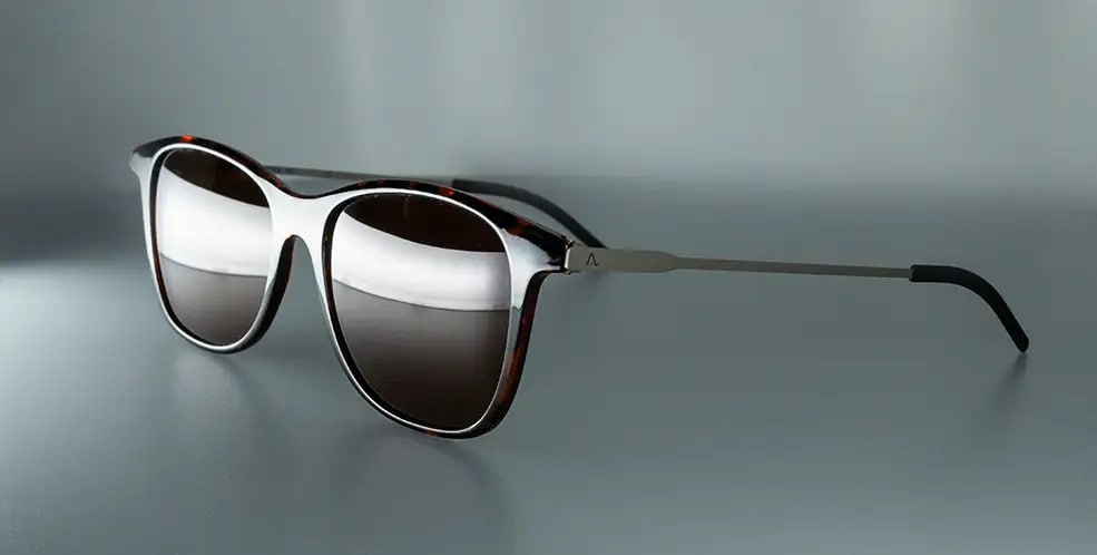 Shado by ThinOptics | Los Altos Sunglasses | The World's Thinnest Sunglasses Tortoise-Brown