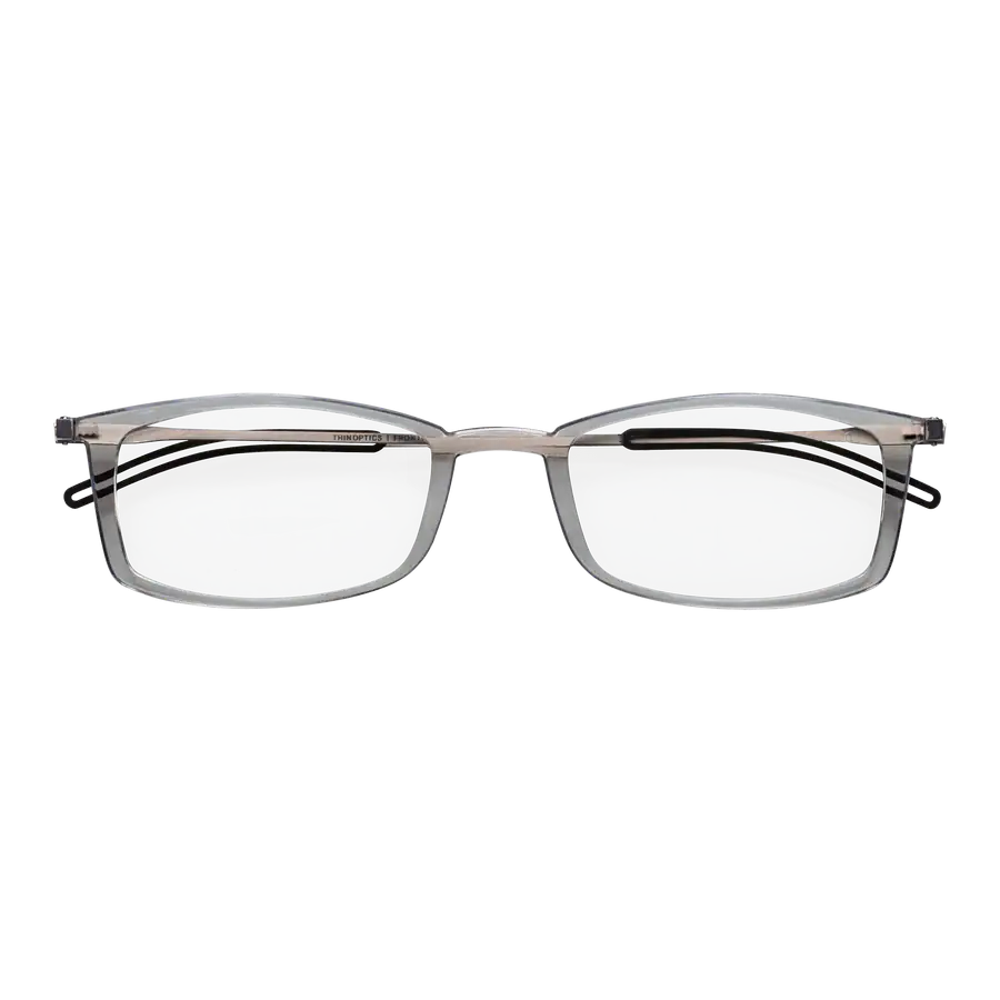 Thinoptics  – משקפי מרשם Connect Rx בצבע שקוף מבריק או מט